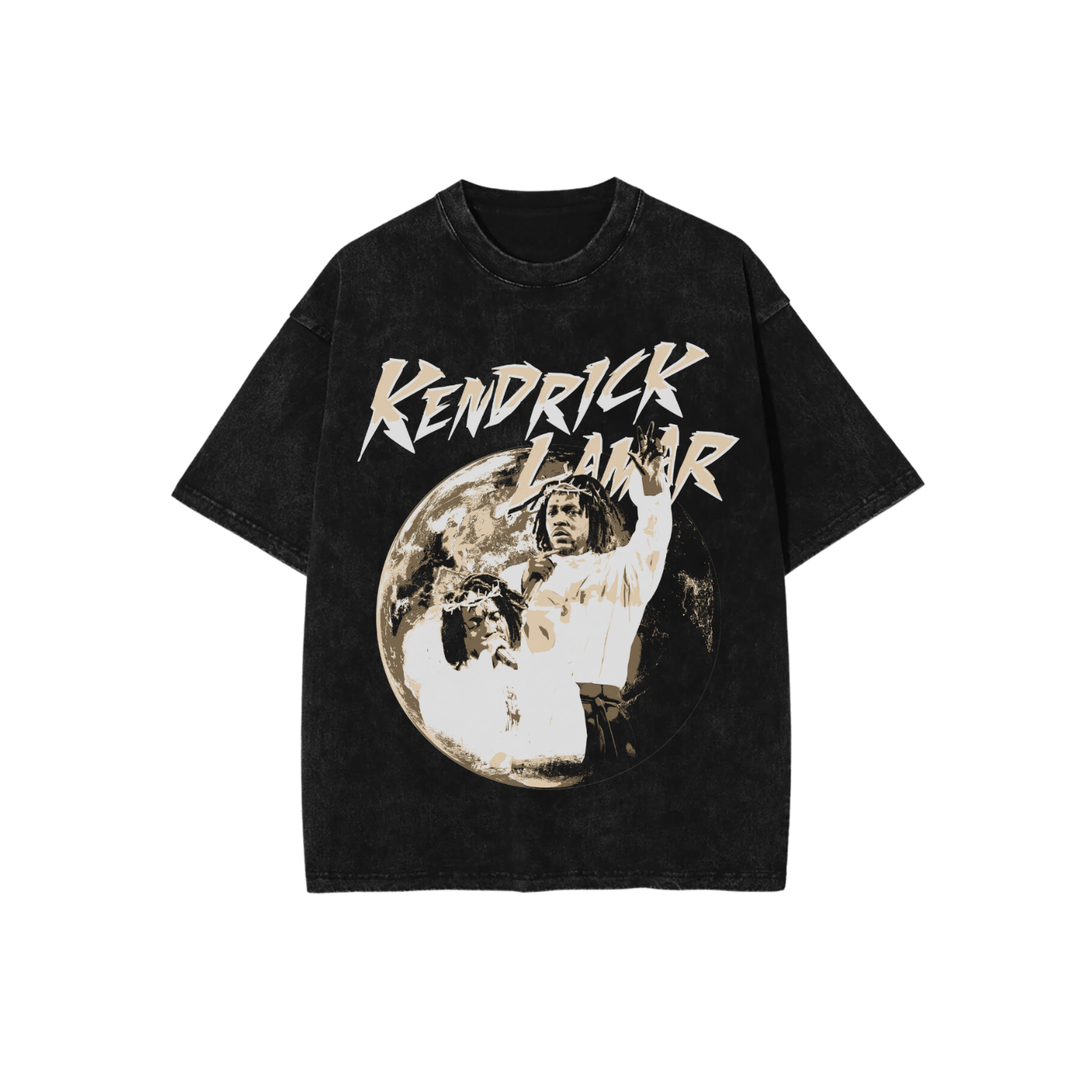 BLACK KENDRICK WORLD TEE