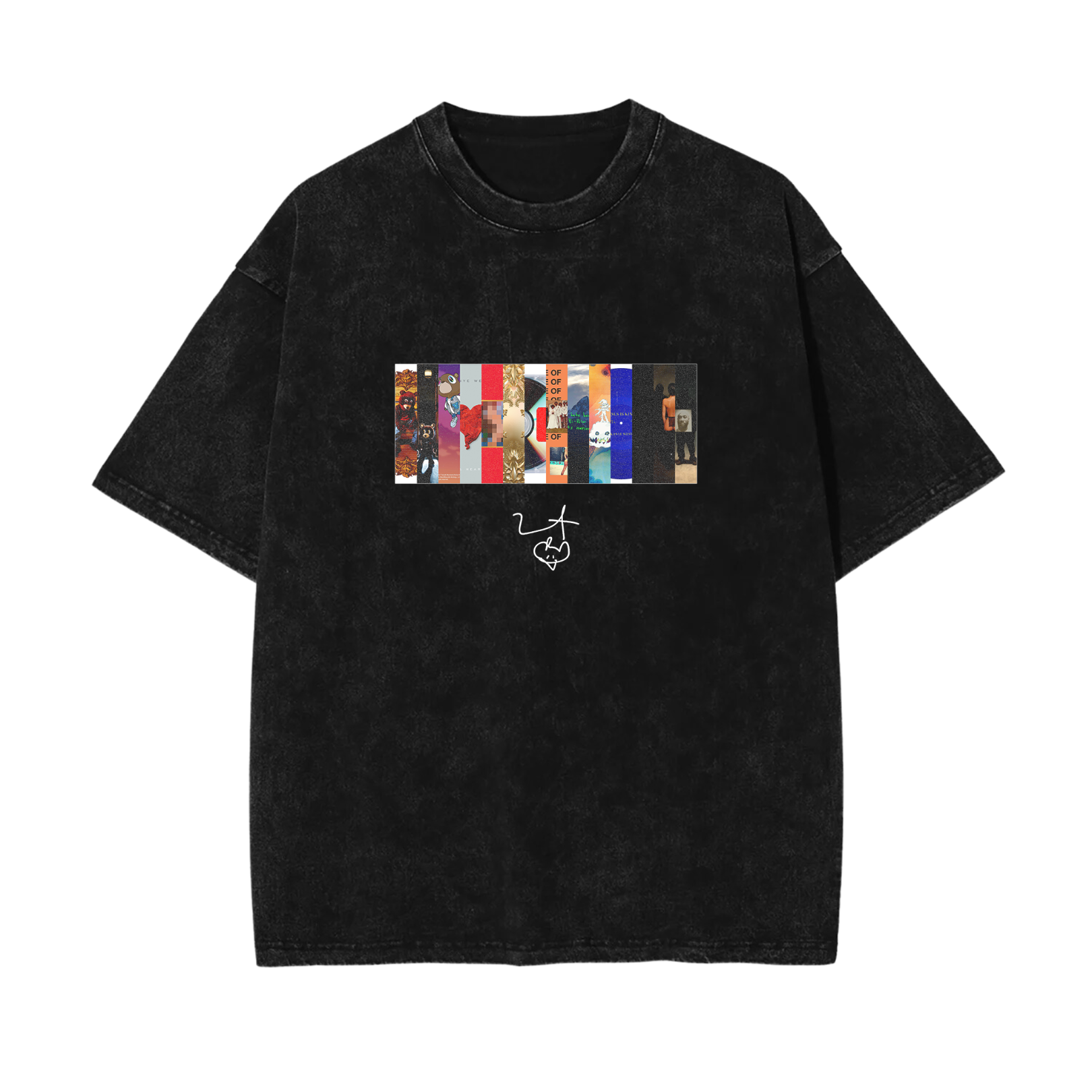 KANYE DISCOGRAPHY VINTAGE TEE